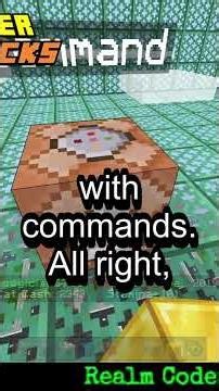 How to Master Command Blocks Part 1 Absolute Basics Minecraft Bedrock Edition Short 002