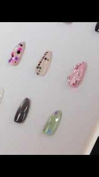 Sophia picking out nails for the 'PINKY UP' era