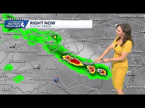 Pop up showers and storms in Western PA