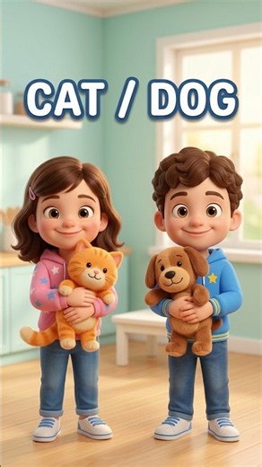 Cat & Dog | Learn Animals in English for Kids