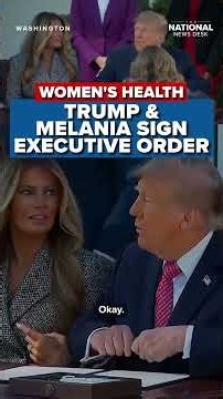 WATCH | Trump invites Usha Vance and baby to oversee Melania’s Women’s Health EO signing