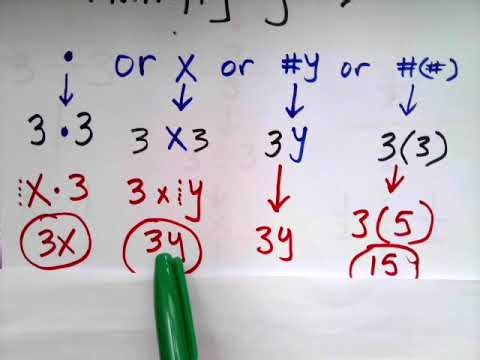 Part 3 "Variables with EXAMPLES: Multiplying & Dividing" GED MATH (K.S.A.) EXPLAINING Step By Step