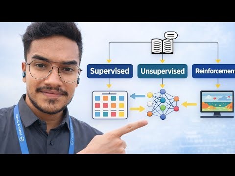 The Complete ML Guide | Supervised vs Unsupervised vs Reinforcement
