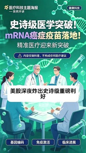 史诗级医学突破，mRNA癌症疫苗落地 #mRNA #Moderna #疫苗 #抗癌 #黑色素瘤