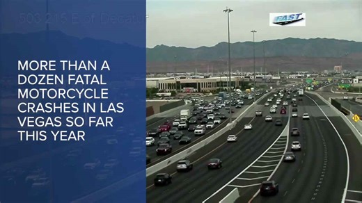 Motorcycle fatality near 215 and Decatur adds to rising crash concerns in Las Vegas