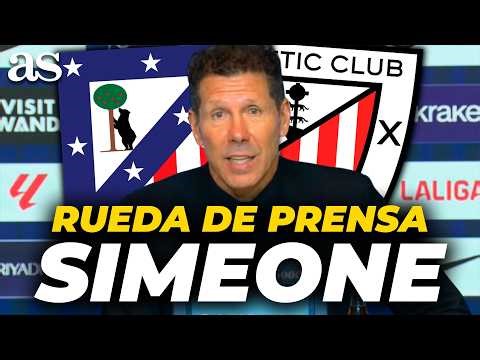 SIMEONE rueda de prensa completa hoy tras el ATLÉTICO DE MADRID 3 - ATHLETIC CLUB 2 | LALIGA
