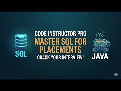 Master SQL for Placements: One Concept at a Time | Series Intro
