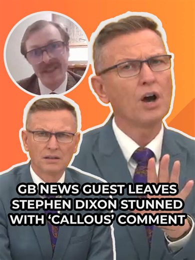 A GB News guest left host Stephen Dixon STUNNED after suggesting children's lives should not saved