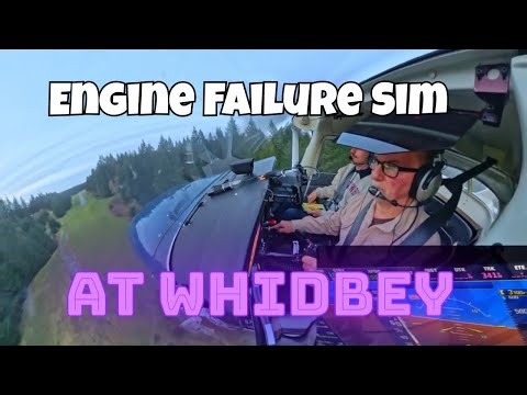 Whidbey Airpark - Engine Failure Simulation | Real Flight Review Experience #aviationadventures