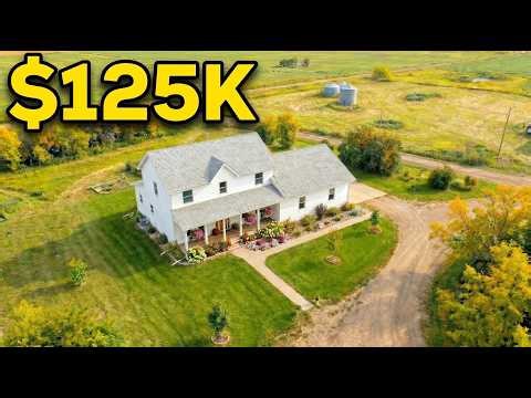 5 Cheap Canadian Farmhouses with 10+ Acres — Affordable Until the Math Hits