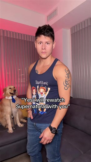 This trend but with a ✨twist✨😂💃#supernatural #spn #jensenackles #deanwinchester #fandom