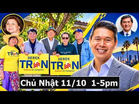 Hãy Tham Gia Ngày Đi Bộ Với Dân Biểu Derek Tran Tại Buena Park, Stanton CA