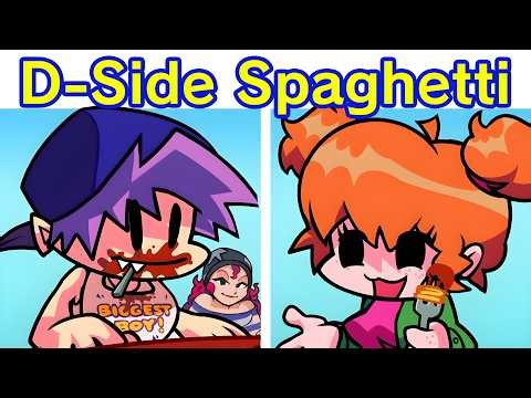 Friday Night Funkin' - D-Sides Spaghetti Song | FNF D-Sides x Le Sserafim Mini Update (Mod)