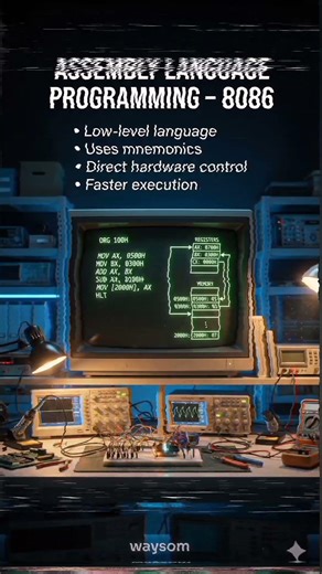 8086 Assembly Language programming #education #8086microprocessor #facts #engineeringshorts #learn
