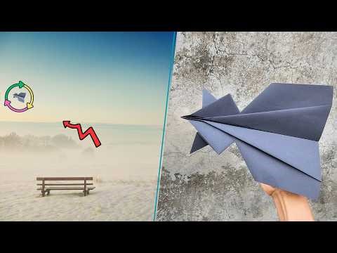 How to make paper airplane that will fly far | paper airplane that goes far tutorial | Paper Plane