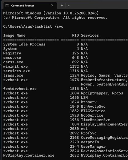 CMD Hacks | This CMD Command Shows Hidden Processes 🔥