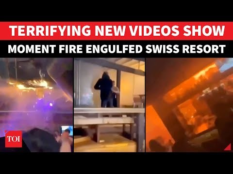 Switzerland Bar Blaze: Chilling New Videos Capture Woman Jumping Out, People RUNNING FOR LIFE
