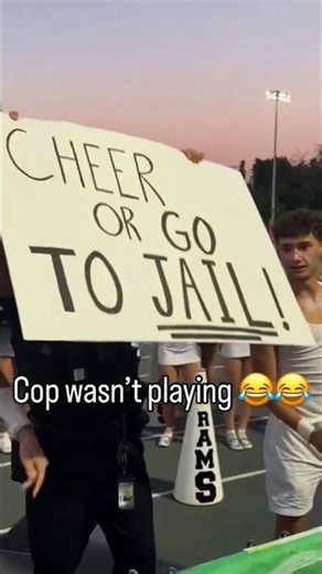 Cop wasn't PLAYING 😭
