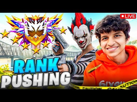 FREE FIRE NEW RANK SEASON RANK PUSH!!😍 |🔴LIVE🔴