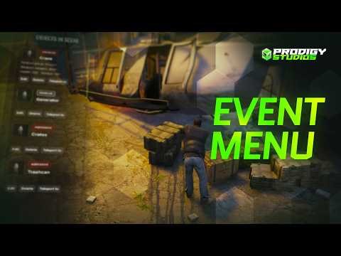 Prodigy Studios - Advanced FiveM Event Menu | Scene Builder, PEDs, Stashes & Teleport System