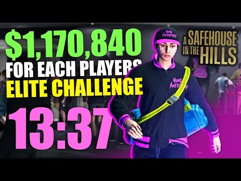 Casino Heist After The Mansion DLC, Elite Run, $1,170,840 Each Players! | GTA Online Casino Heist