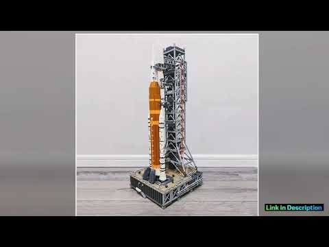 New MOC Space Rocket Launch System Model Building Blocks Ornament for Childrens Boys Festival Gift