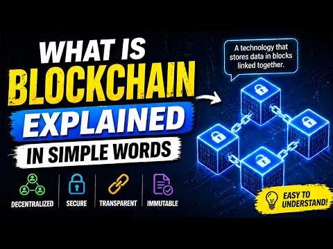 What is Blockchain? Explained in Simple Words 🔗 (Beginner Guide 2026)