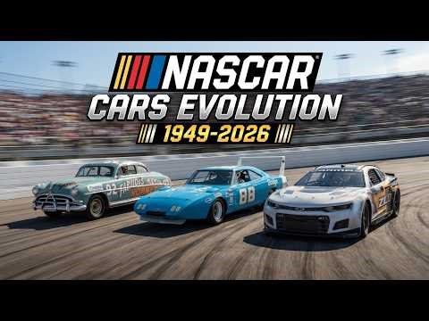 NASCAR Stock Cars Evolution 1949–2026