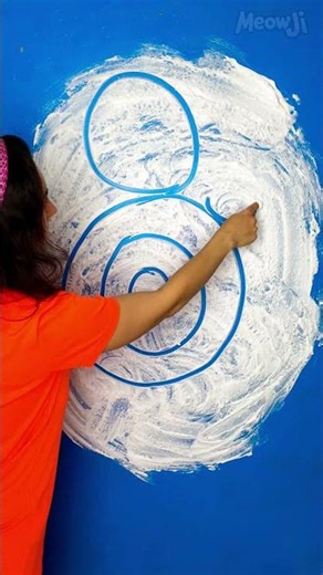 Foam Fun! 🫧 Draw a Turtle with Circles! 🐢⭕
