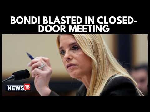 Democrats Storm Out: Pam Bondi’s Epstein Files Briefing Ends in Chaos | Full Report | N18G