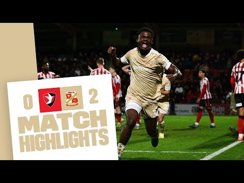 Extended Highlights: Cheltenham Town 0-2 Swindon Town