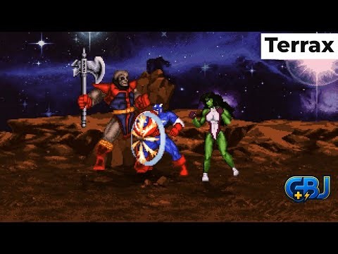 Captain America & She-Hulk – Marvel Infinite War OpenBOR Co-Op 2025 Gameplay (Terrax Stage)