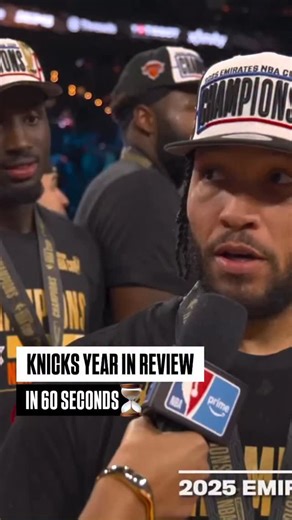 2025 you were good to us 🥹 Vote Knicks All-Star starters ⭐️ link in comments | New York Knicks