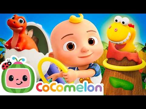 If You're Happy Dino Stomp & Counting Dinosaurs Song! | Dinosaur Day 🦕 | CoComelon Nursery Rhymes