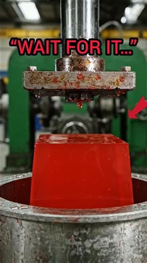 Mini Fridge CRUSHED Into Red Jelly Explosion! 😱