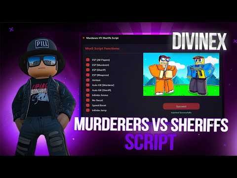Murderers VS Sheriffs Duels Script NO KEY – Aimbot, ESP, Fly & More! ios/android/pc