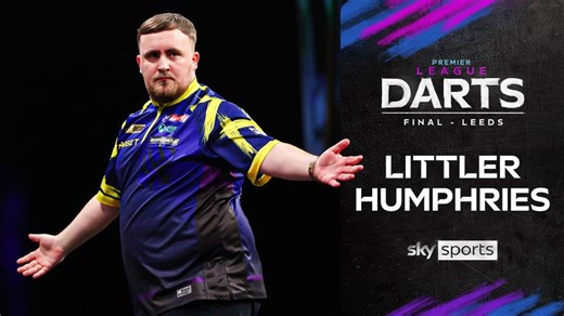 Premier League Darts: Luke Littler beats Luke Humphries in Leeds for record-equalling sixth nightly win