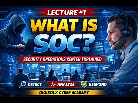 LECTURE #1 – What Is SOC? | SOC Analyst Course | DIGISOLX Cyber Academy