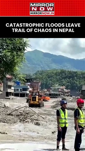 Nepal Hit By Devastating Floods After Glacier Collapse; Homes Hit, Infrastructure Damaged #shorts