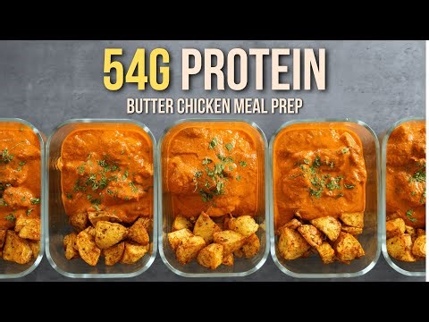 This HIGH PROTEIN Butter Chicken Actually Works for Meal Prep