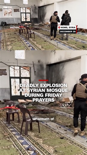 At least eight people were killed and 18 others injured in an explosion targeting a mosque in the Syrian city of Homs on Friday, the country's health ministry said. The state news agency SANA reported that "explosive devices" had been planted in the Imam Ali Ibn Abi Taleb mosque to target worshippers attending Friday prayers. A group calling itself Ansar al-Sunnah claimed responsibility for the attack soon after on Telegram, but Syrian officials have not publicly commented on their claim. Read m