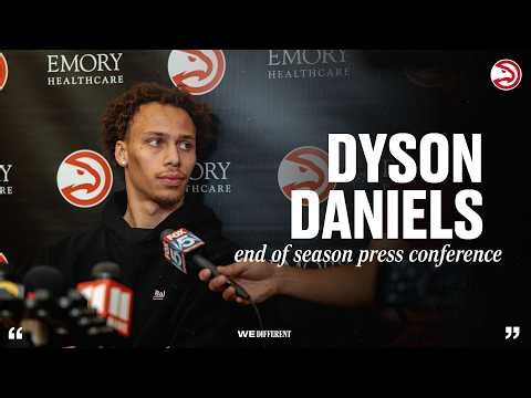 Dyson Daniels Atlanta Hawks End of Season Press Conference