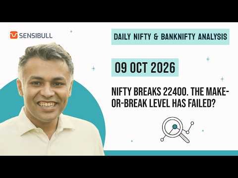 NIFTY & BANK NIFTY Analysis for Tomorrow | Stock Market Outlook | 09 October 2026, Friday