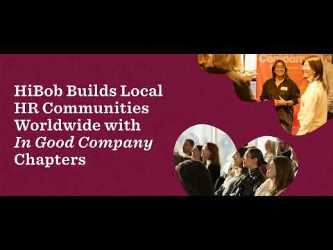 HR Management Software HiBob Launches In Good Company Chapters Worldwide to Build Localized HR Co...