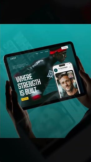 LIFTIV — Fitness Website UI Design Showcase | Seative Digital