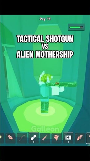 Tactical Shotgun vs Alien Mothership 👽🛸 | 99 Nights in the Forest