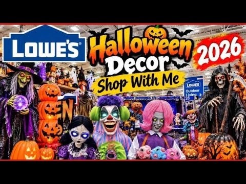 Lowe’s Halloween Animatronics & Decor 2026 store Walkthrough 👻💀