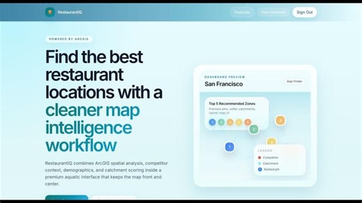 RestaurantIQ — Geospatial Site Selection for Sustainability | Anuj More | 14 comments