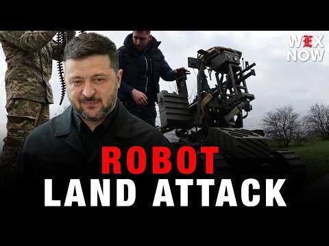 Ukraine’s all-robot land attack captures Russian position in historic first