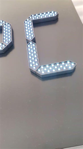 ✨ Stainless Steel LED Clock Sign – Smart & Contemporary ✨